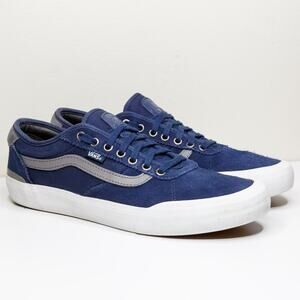 VANS Chima‎ Ferguson Pro Ultracush Duracap Skate Sneakers Blue Suede Mens Sz 10